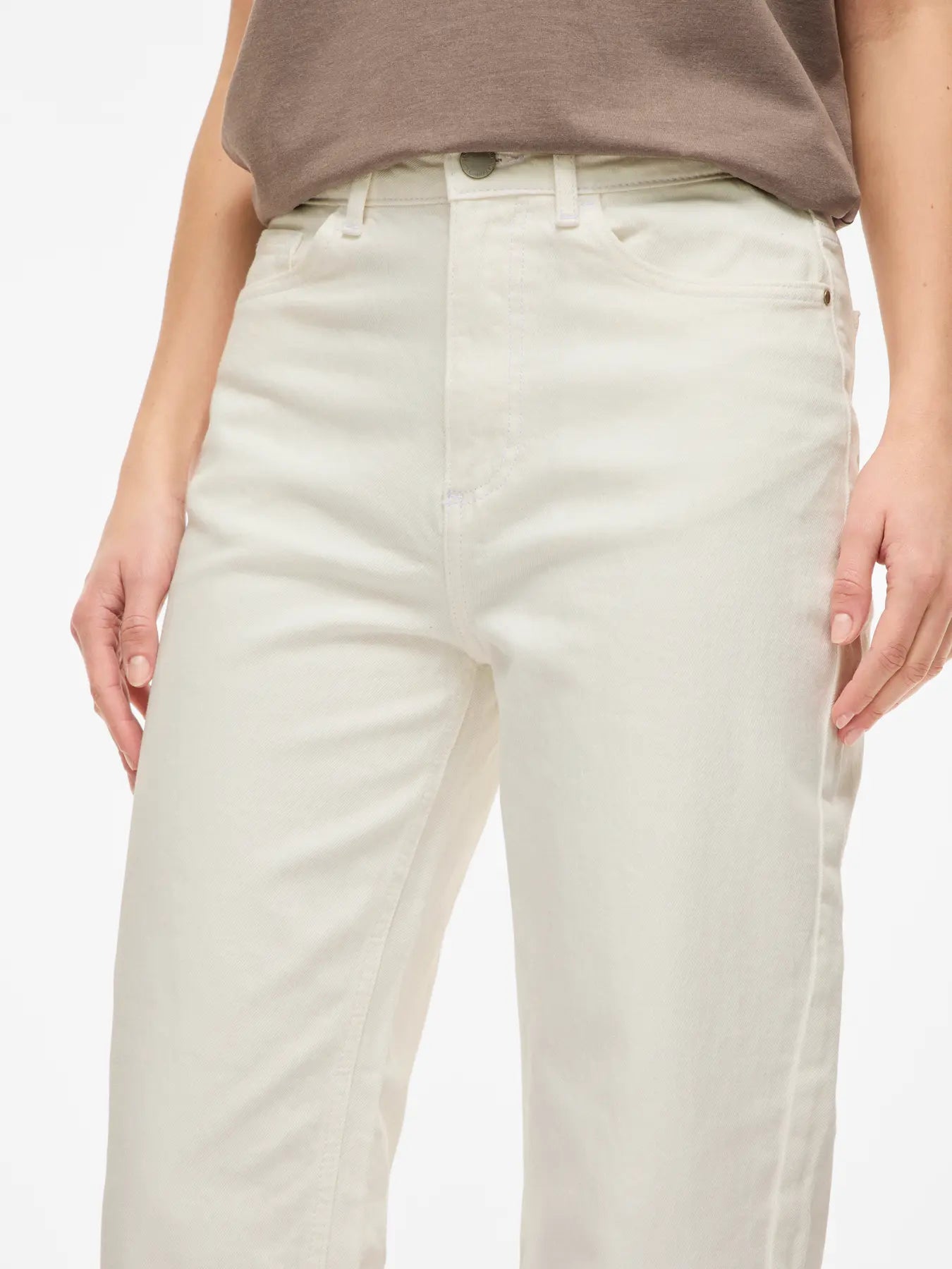 Vila | Jeans Kelly high waist Cloud dancer NOOS
