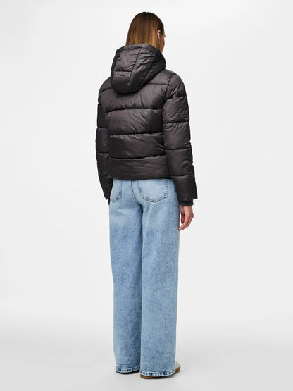 Pieces | Winterjas Bee zwart NOOS