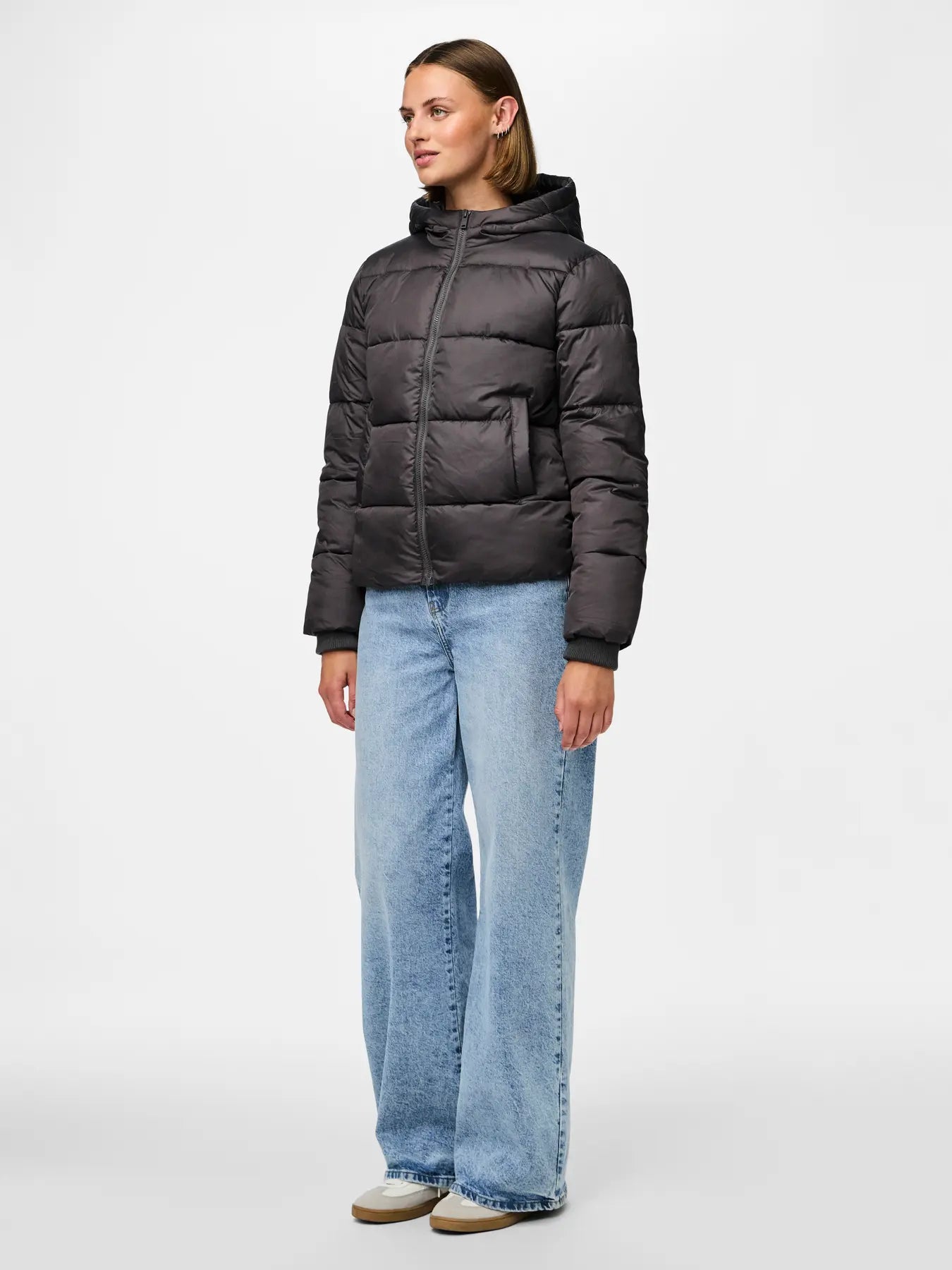 Pieces | Winterjas Bee zwart NOOS