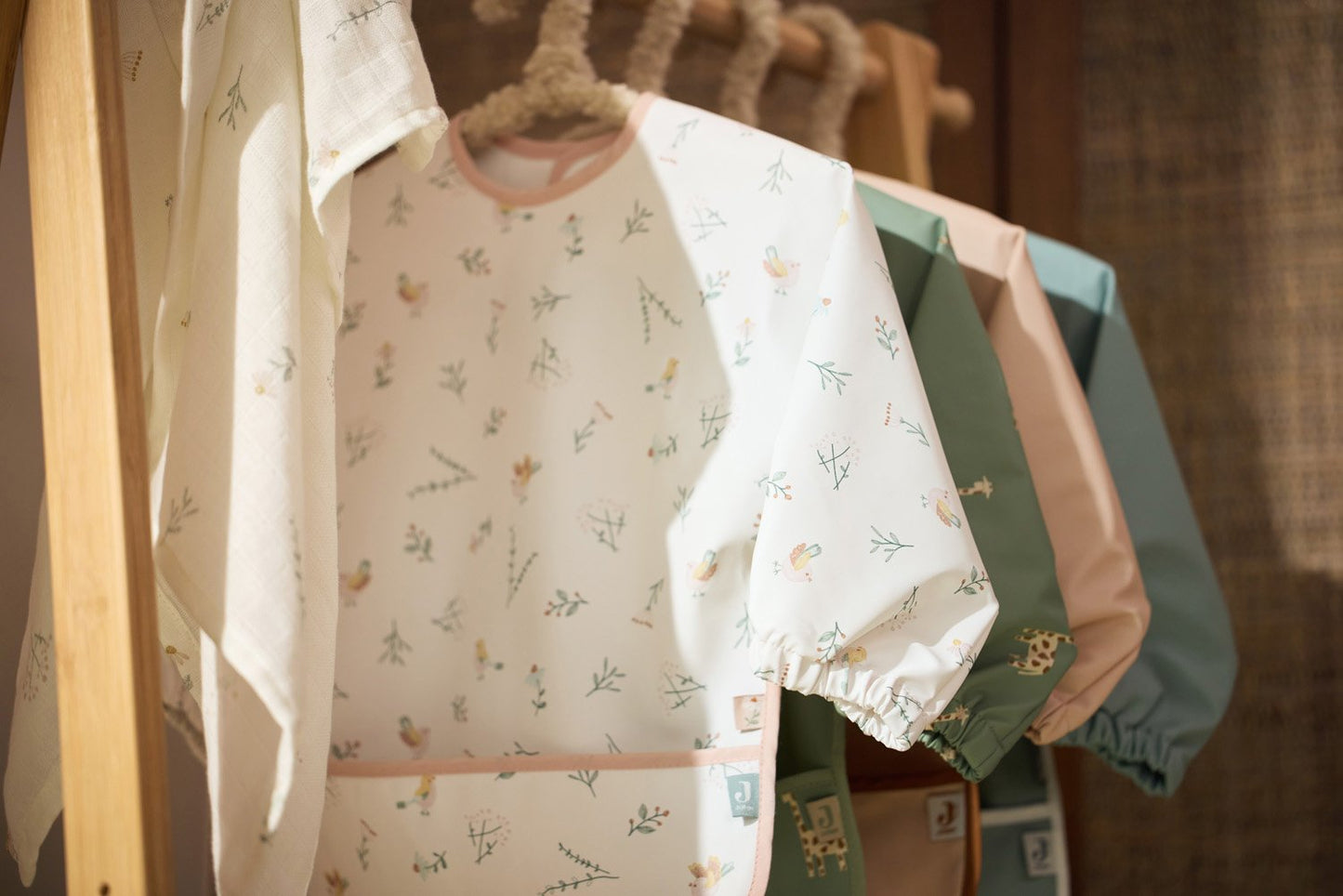 Jollein | Slab waterproof met mouw lovely birds