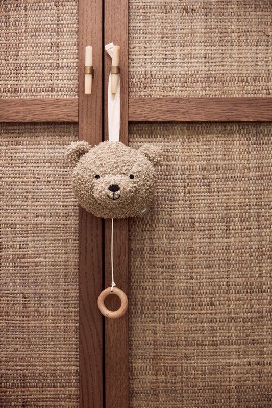 Jollein | Muziekhanger teddy bear olive green