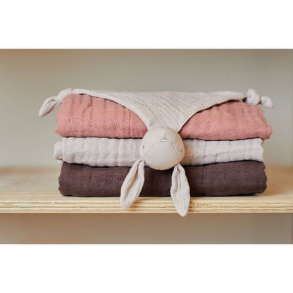 Jollein | Schnuller aus Stoff, Hasenohren-Nougat