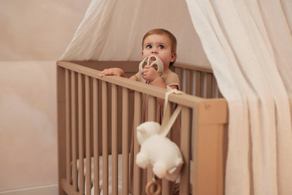 Jollein | Bijtring bal siliconen 10cm nougat