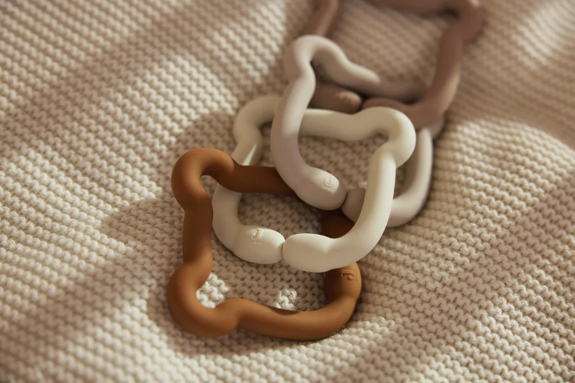 Jollein | Speelgoed ringen siliconen teddy bear