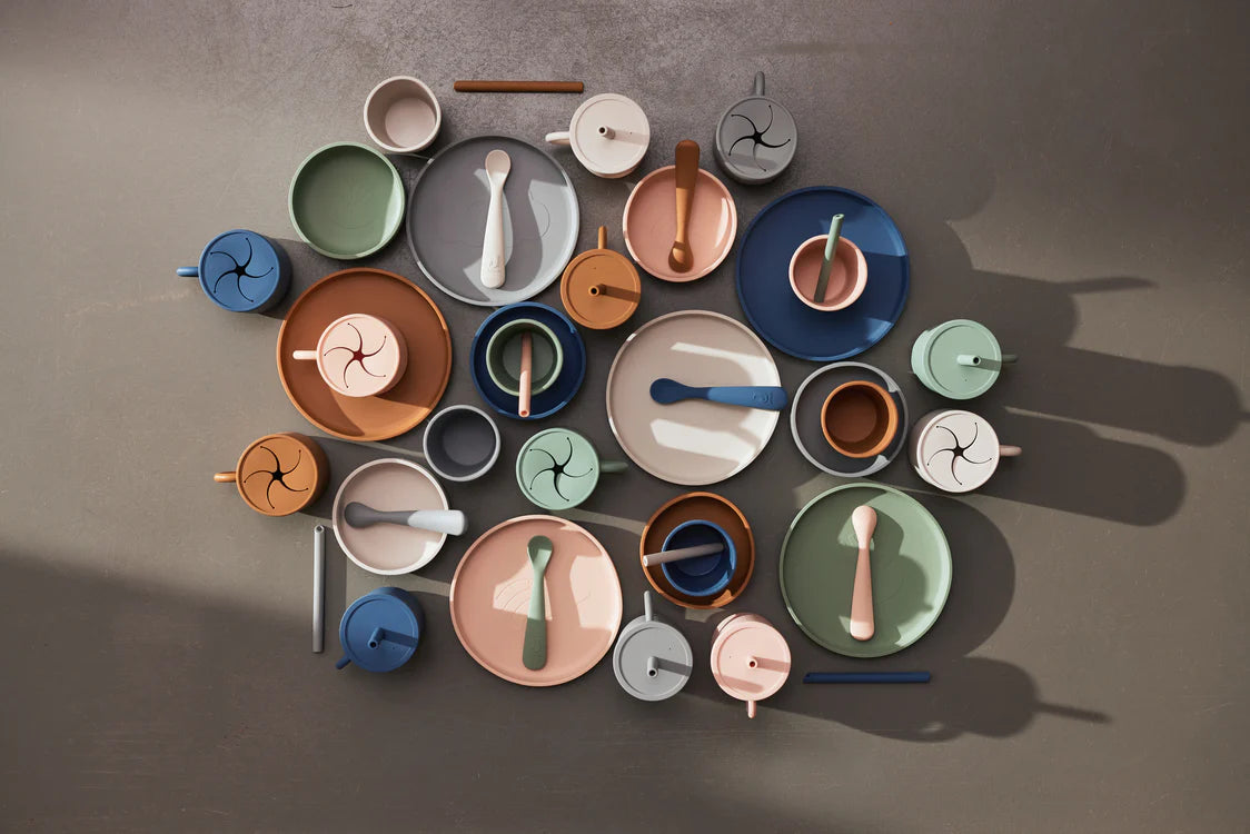 Jollein | Siliconen lepeltjes ash green 2stuks