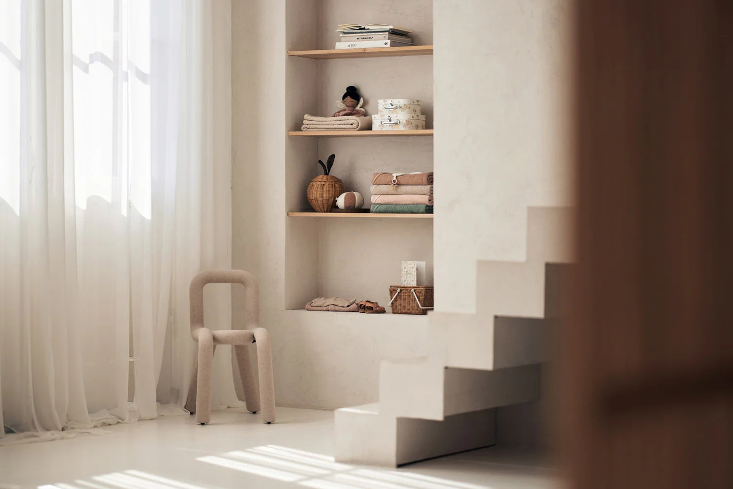 Jollein | Stoffen speelbal ivory/biscuit