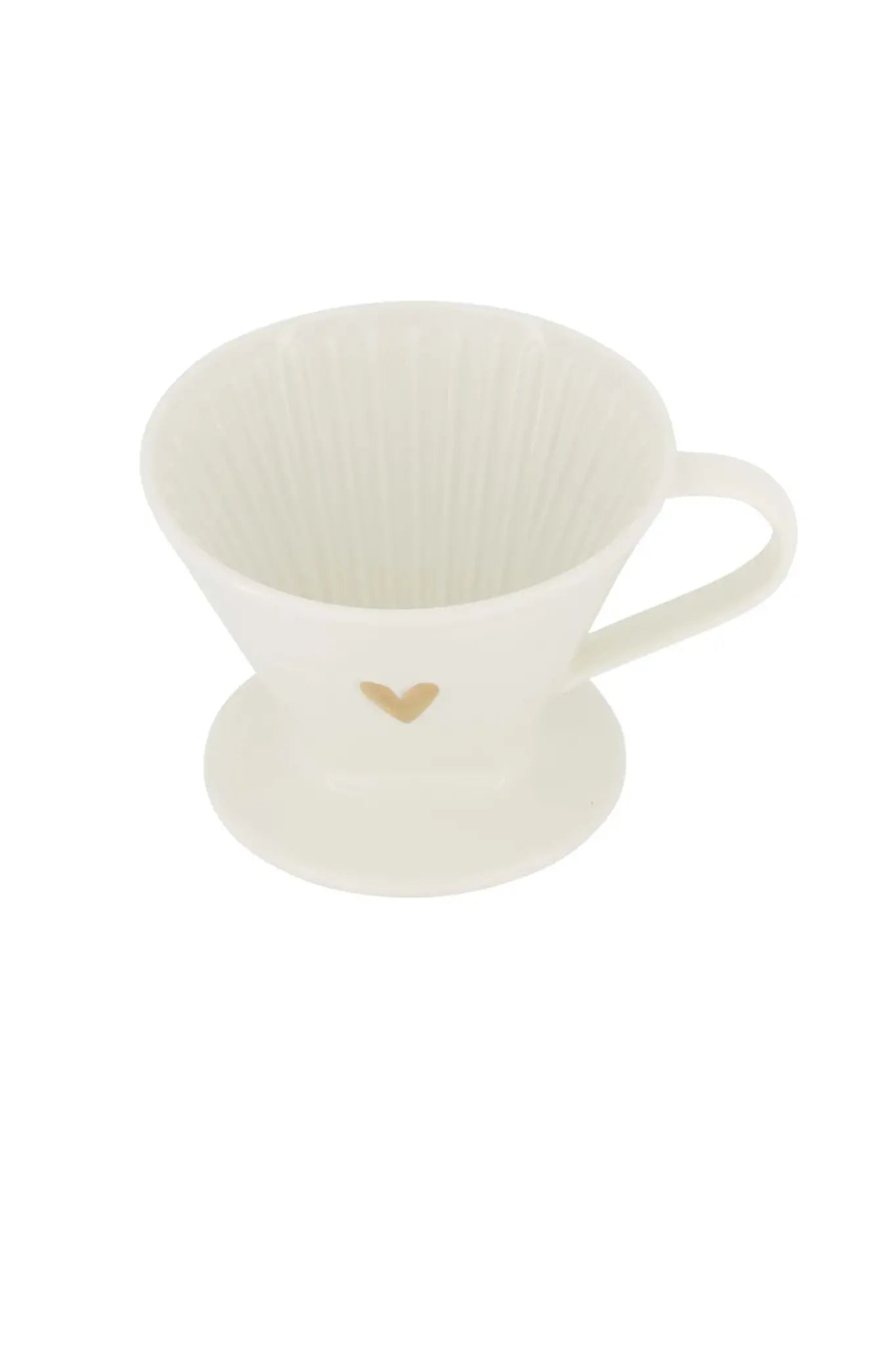 Zusss | Koffiefilterhouder hartje goud