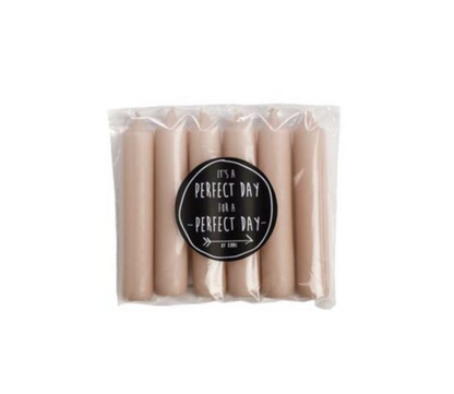 Rustiklys | Kurze Dinnerkerzen Blossom (6 Stück)