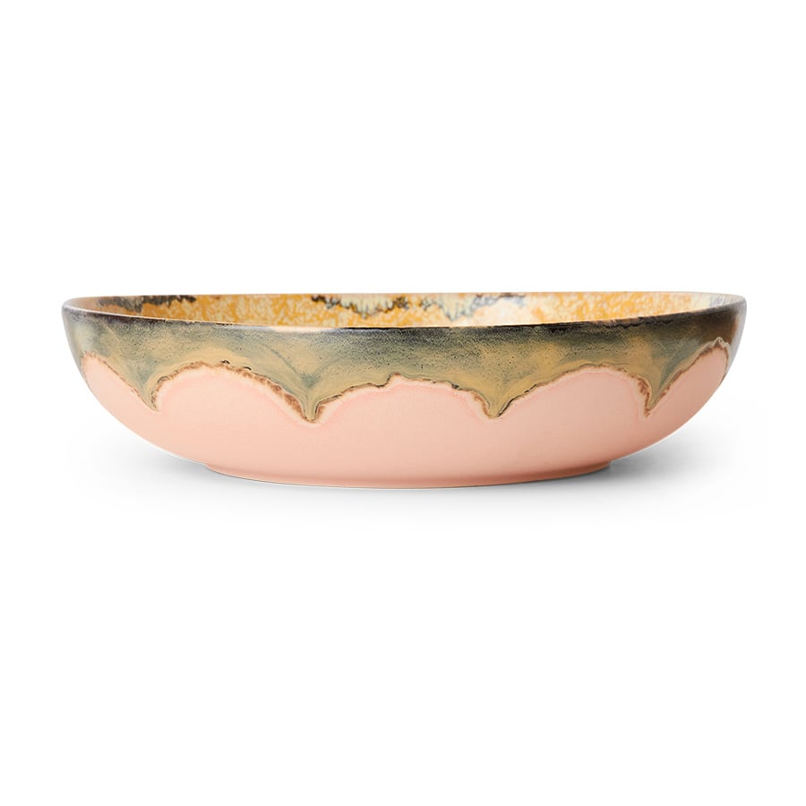 HK Living | 70's servies saladeschaal Sunflower
