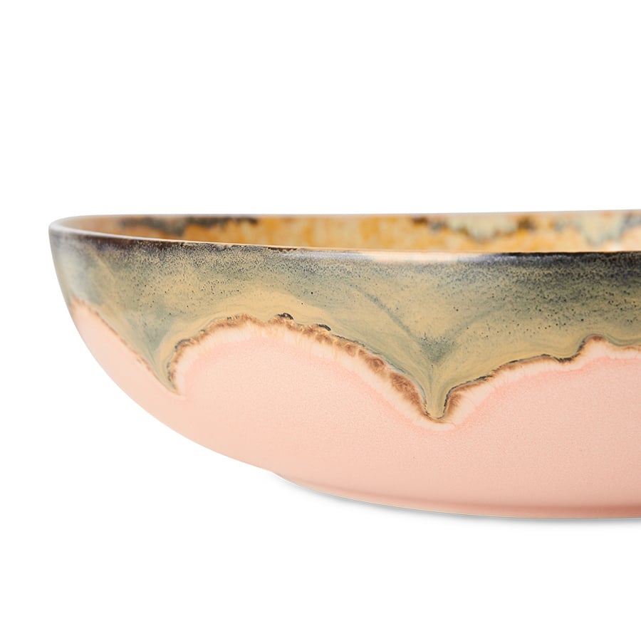 HK Living | 70's servies saladeschaal Sunflower