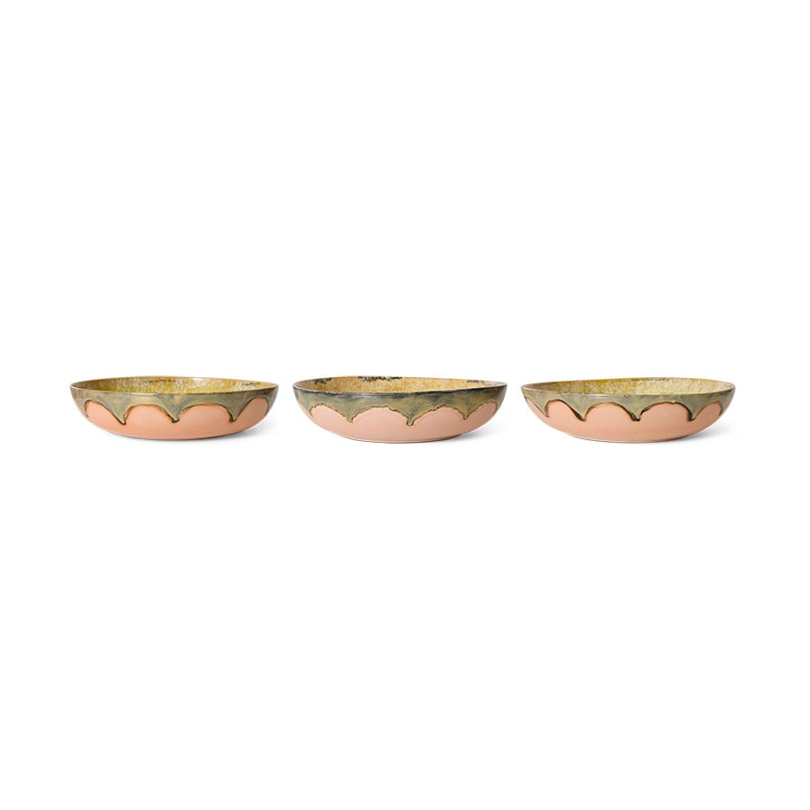 HK Living | 70's servies saladeschaal Sunflower