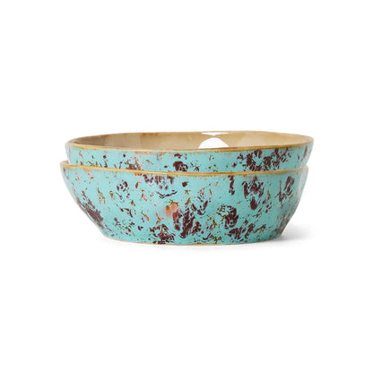 HK Living | 70's servies pasta bowl Patina