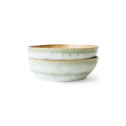HK Living | 70's servies pasta bowl Petal