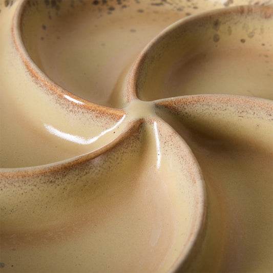 PRE ORDER HK Living | 70's servies snackbord grit