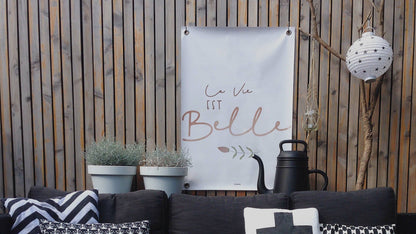 VM | Tuinposter La vie est belle