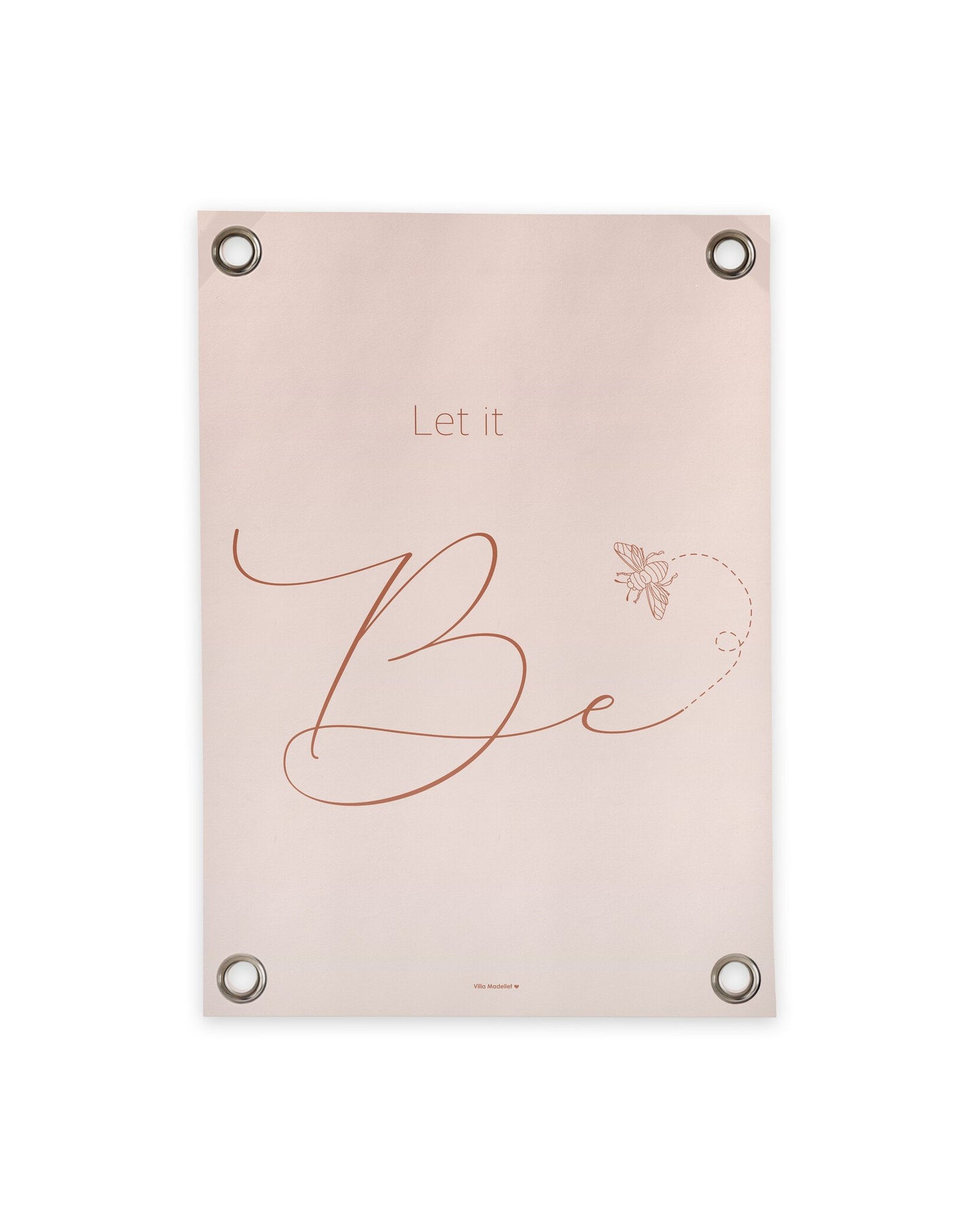 VM | Tuinposter let it be roze
