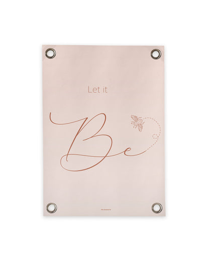 VM | Tuinposter let it be roze