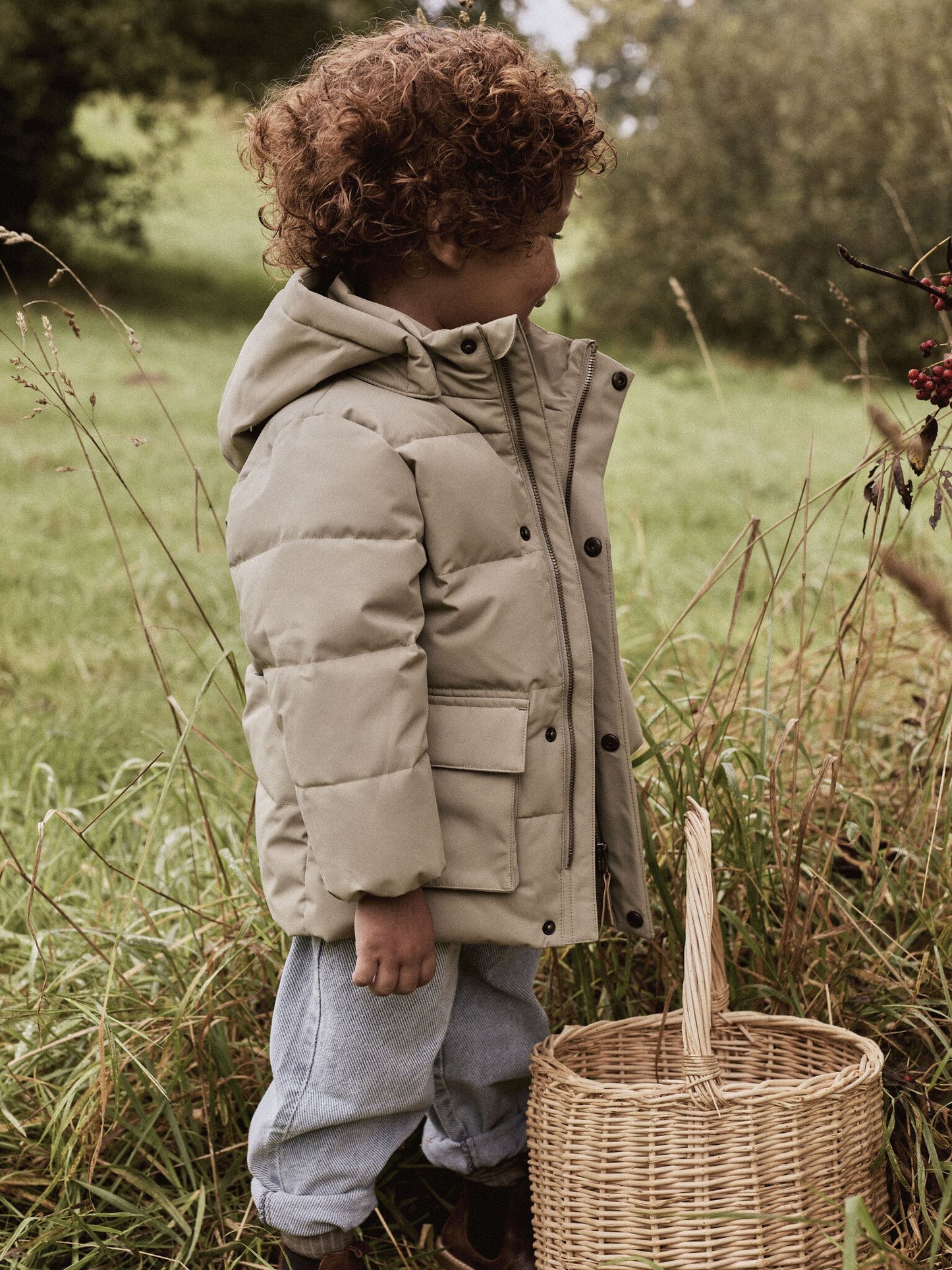 Lil Atelier | Winterjas Lamedow puffer groen