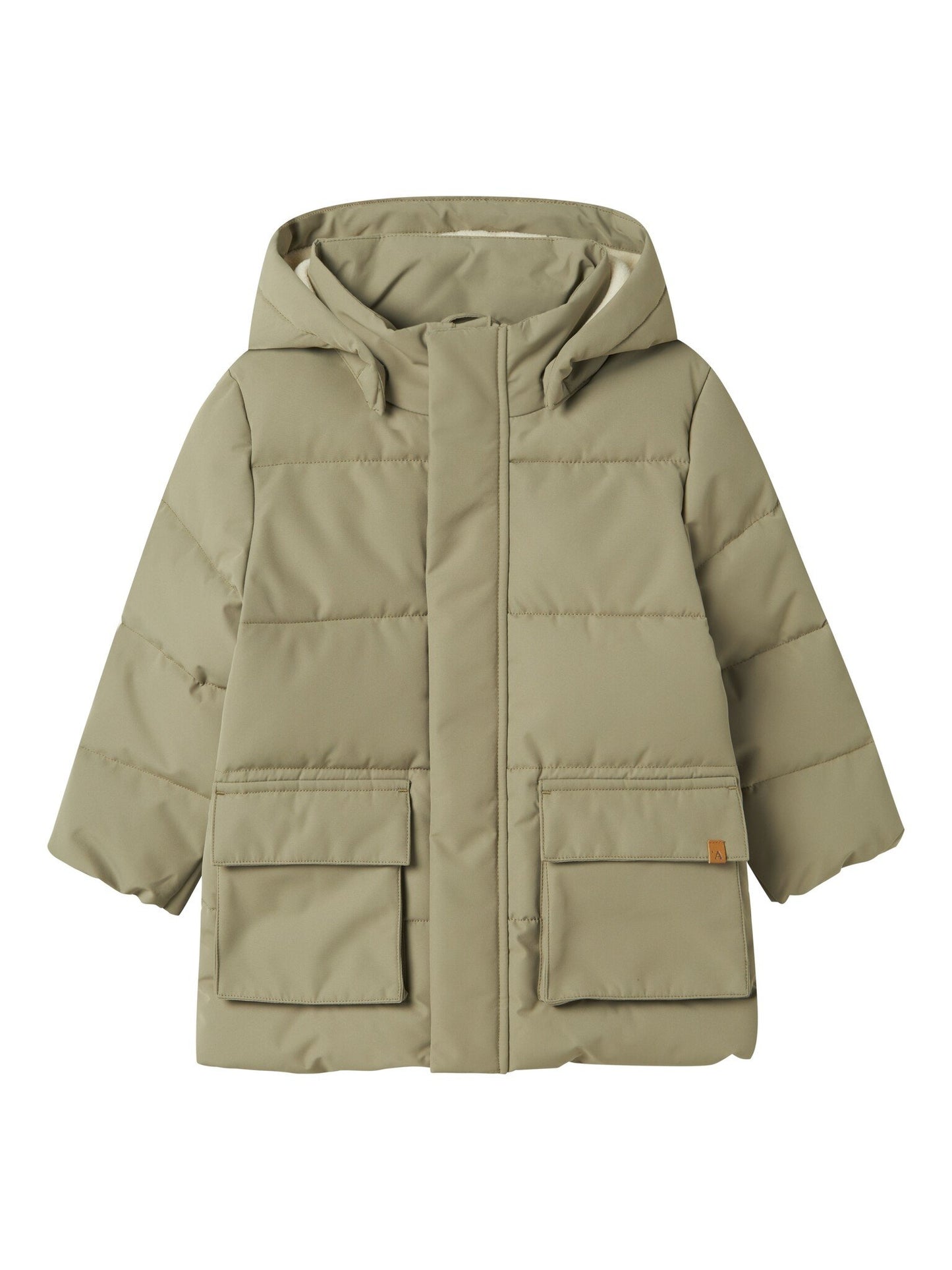 Lil Atelier | Winterjas Lamedow puffer groen