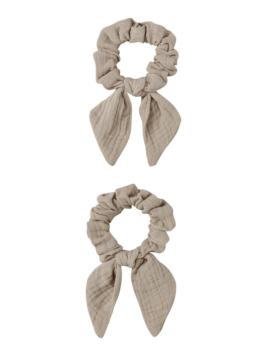 Lil Atelier | Scrunchie Louise 2pack oxford tan