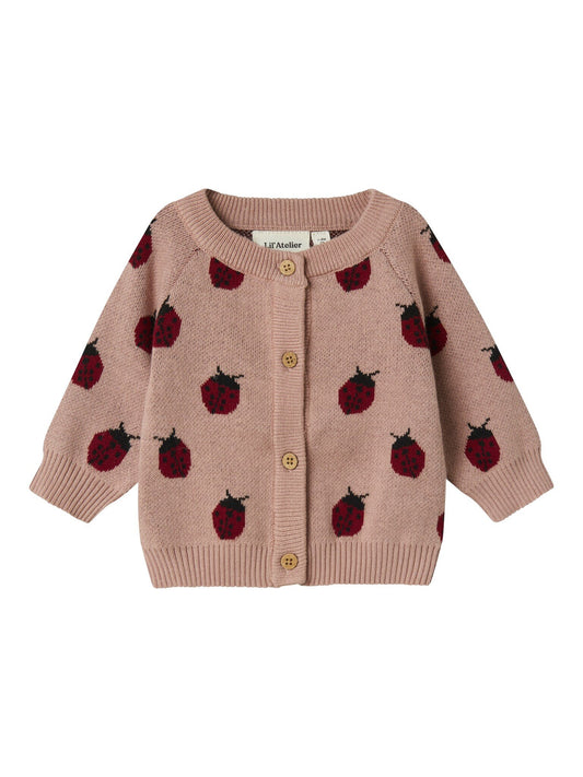 Lil Atelier | Vest Lieveheersbeestje misty rose
