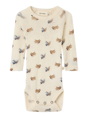 Lil Atelier | Wollen romper Nalu vliegtuigjes