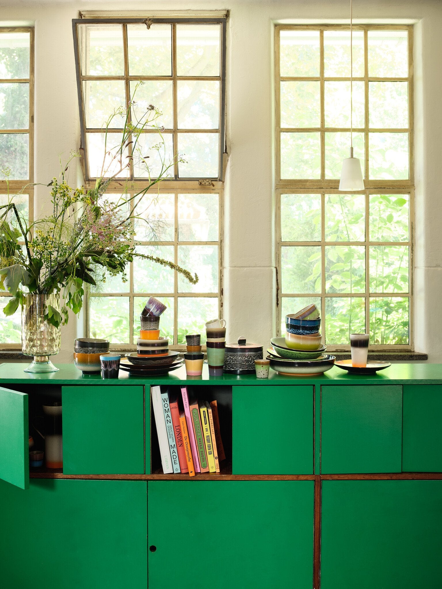 HK Living | 70's servies Koekjespot Disco
