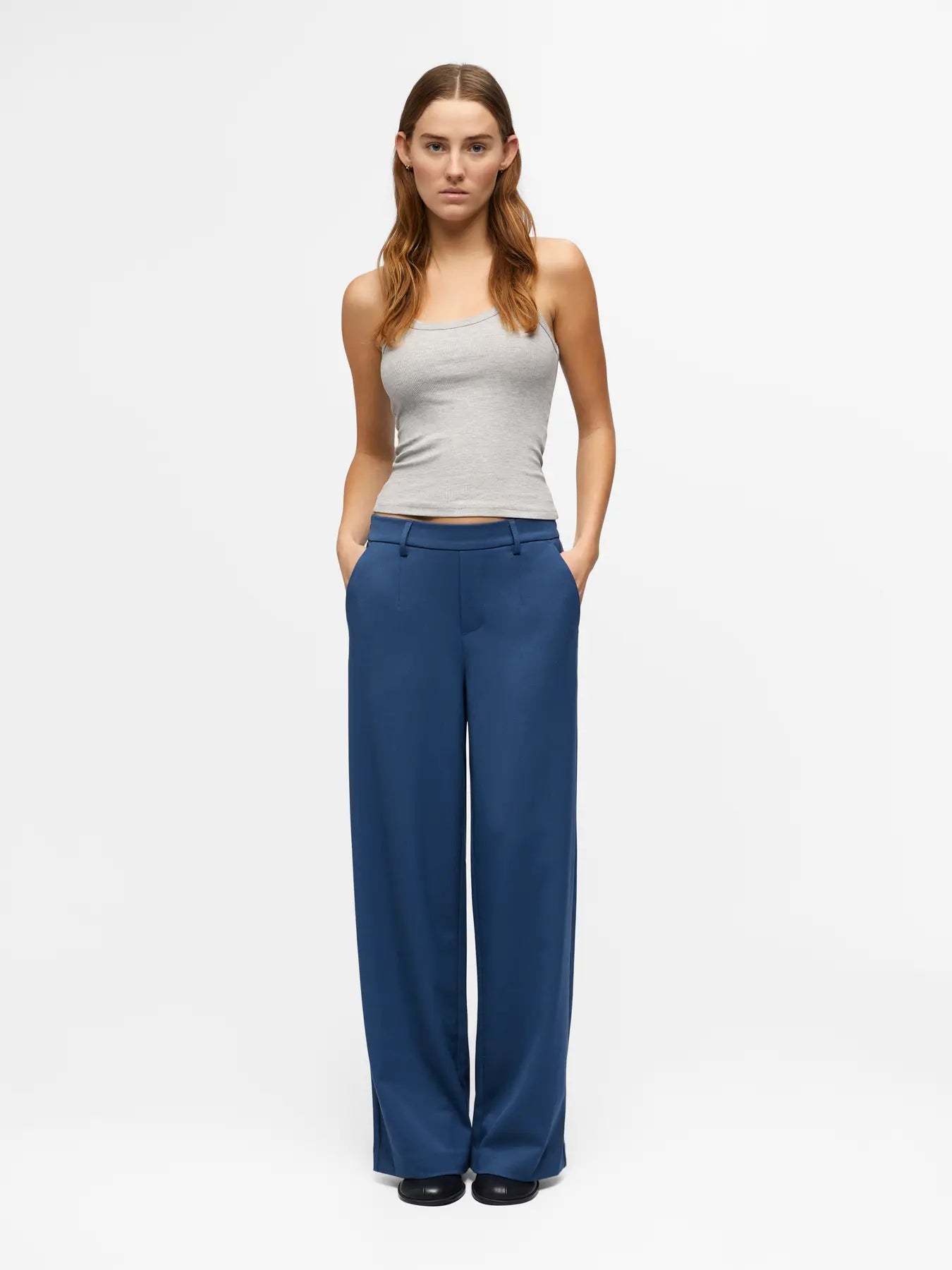 Objekt | Hose Lisa weit geschnitten, dunkelblau