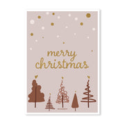 Villa Madelief | Kerstkaart merry christmas naturel