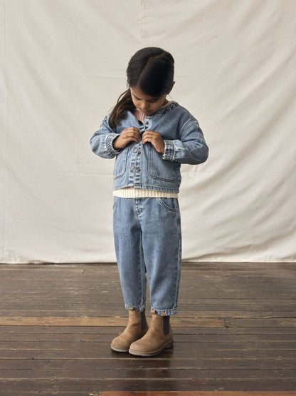 Lil Atelier | Lockere Jeans Karole, mittelblau