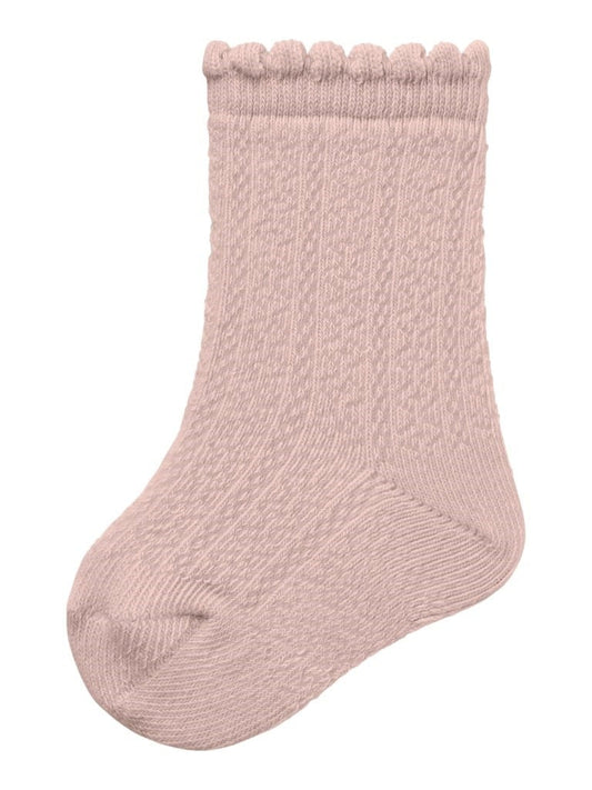 Lil Atelier | Babysocken Dalfi Kniestrümpfe Pfirsichfarben