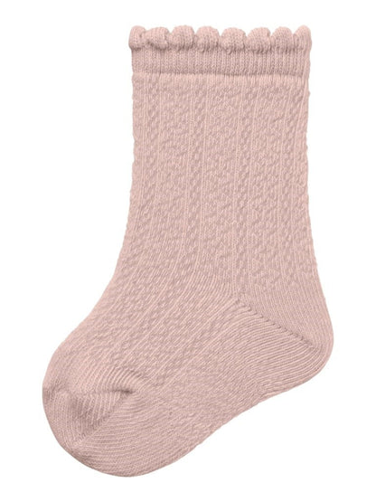 Lil Atelier | Sokken baby Dalfi knie sokjes peach whip