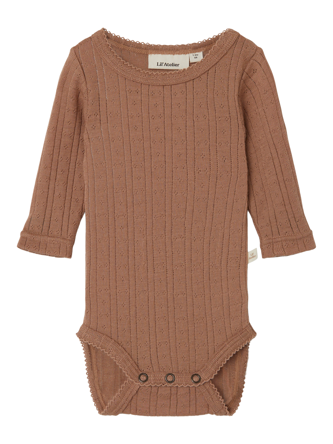 Lil Atelier | Wollstrampler Naima mit Biberfell
