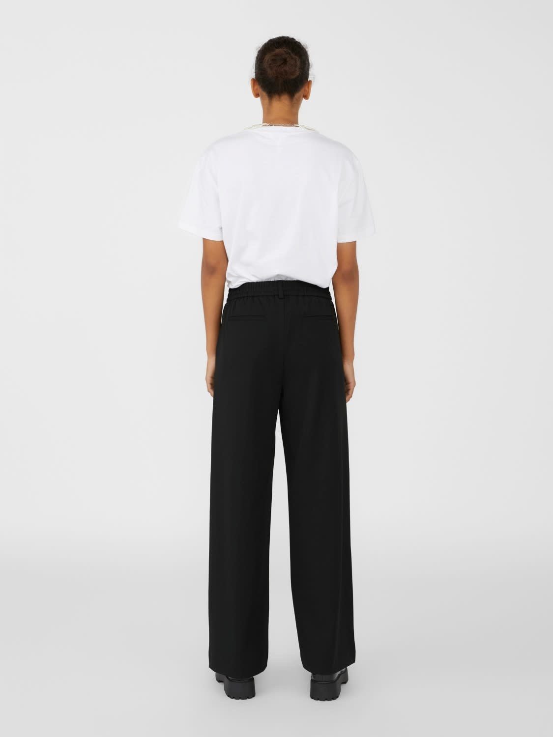 Object | Pantalon Lisa wide zwart
