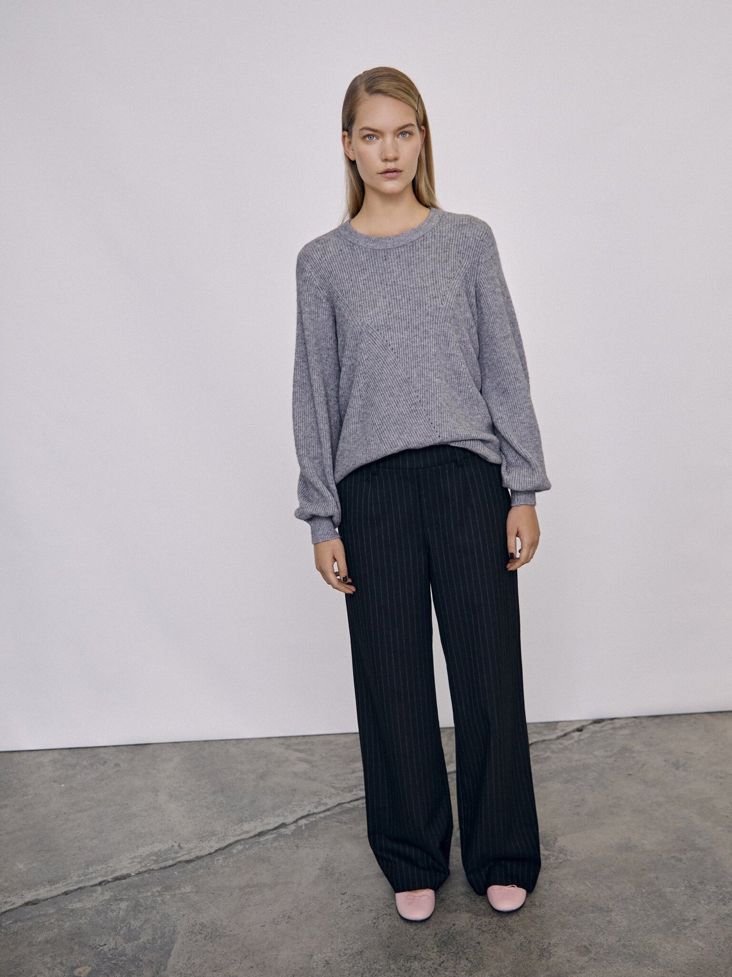 Object | Pantalon Lisa wide black/grey