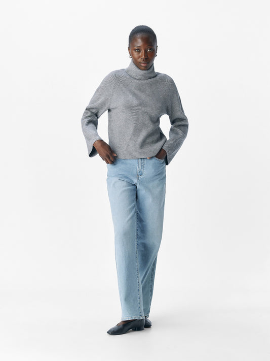 Object | Sweater Viola grey melange NOOS