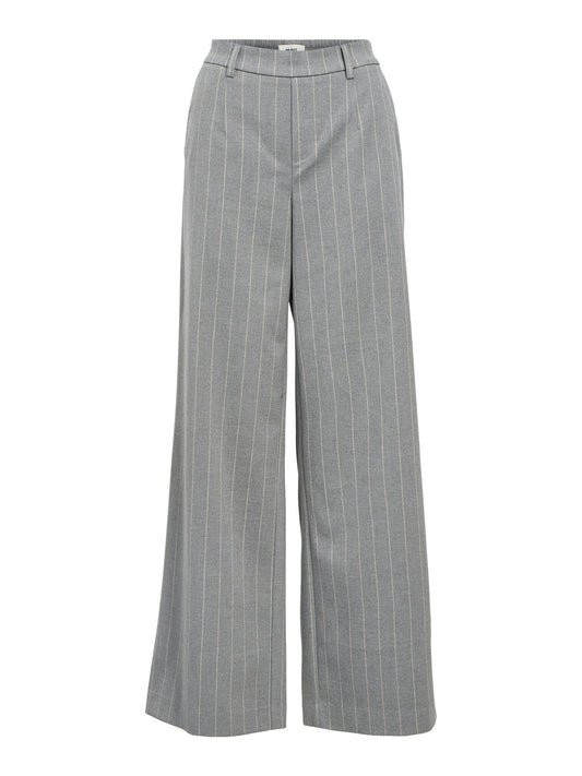 Object | Pantalon Lisa wide medium grey/humus