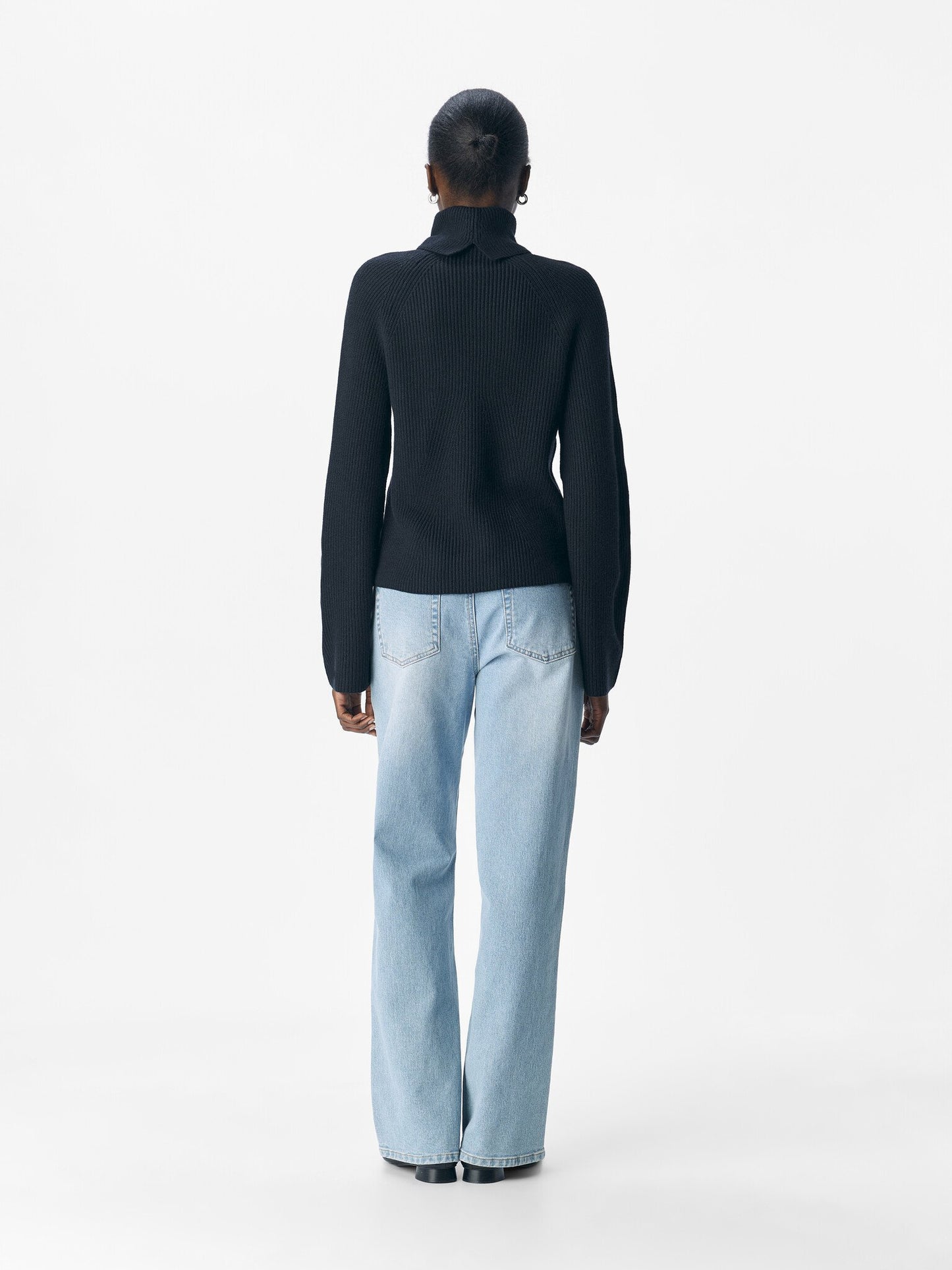 Objekt | Rollkragenpullover Viola schwarz NOOS