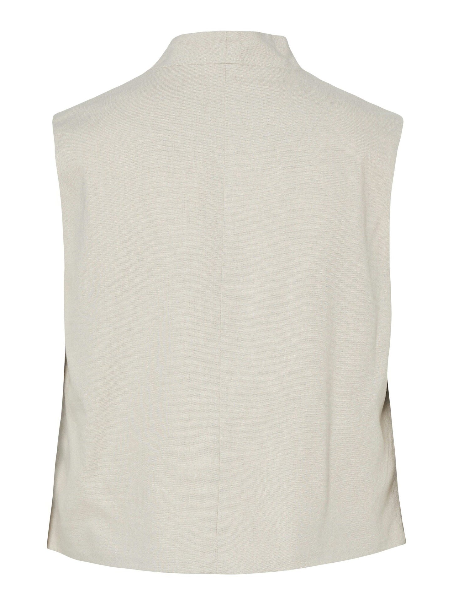 Pieces | Gilet Tiki silver gray