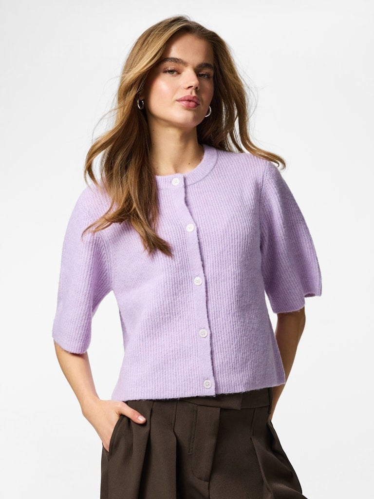 Pieces | Vestje Silly pastel lilac NOOS