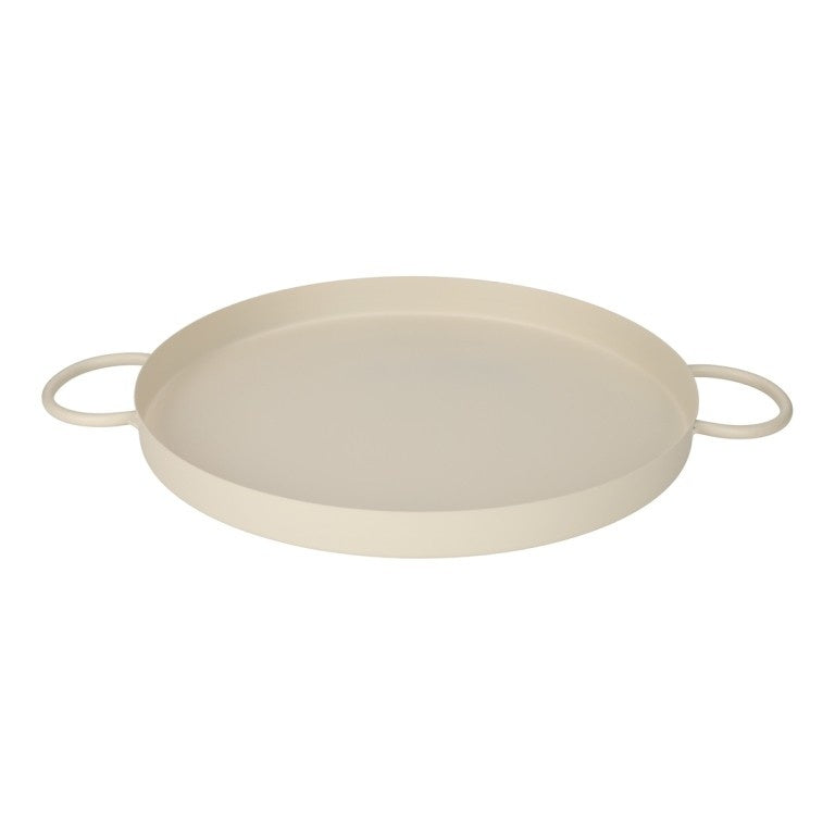 Jens | Dienblad metaal beige 48cm