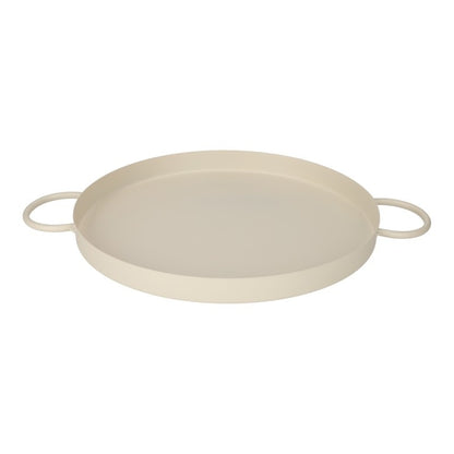 Jens | Dienblad metaal beige 48cm