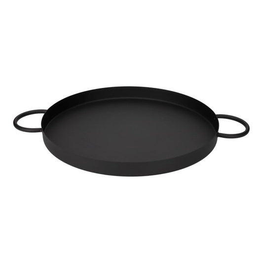 Jens | Dienblad metaal zwart 48cm