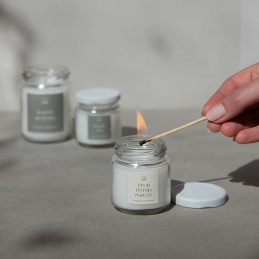 Leeff | Geurkaarsje in glazen pot |  Little things matter