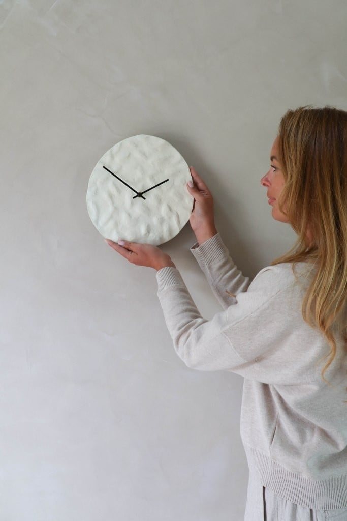 Leeff | Wandklok Charlie wit