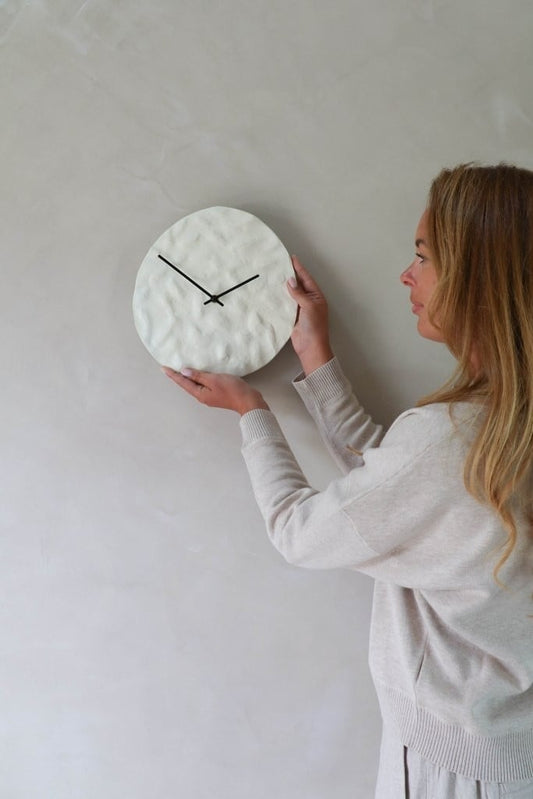 Leeff | Wandklok Charlie wit