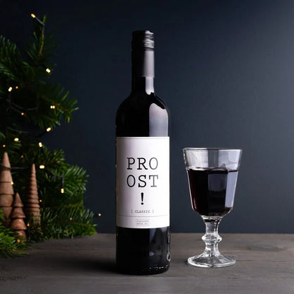 Flessenwerk | Rode wijn Proost!