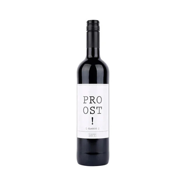 Flessenwerk | Rode wijn Proost!