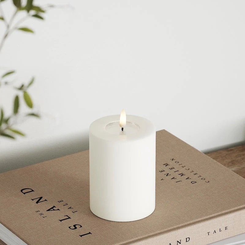 Deluxe Homeart | LED Kaars wit 7.5x10cm