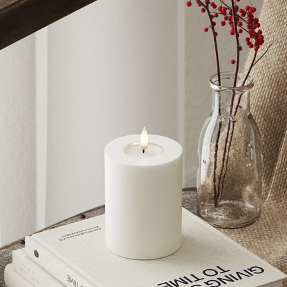 Deluxe Homeart | LED Kaars wit 7.5x10cm